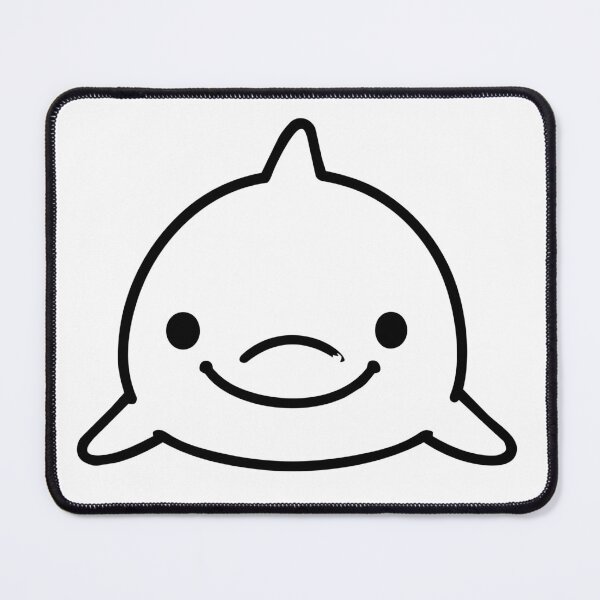 Item preview, Kawaii Dolphin Face — Cute Ocean Animal Line Art Tee designed and sold by medicalkinoko.
