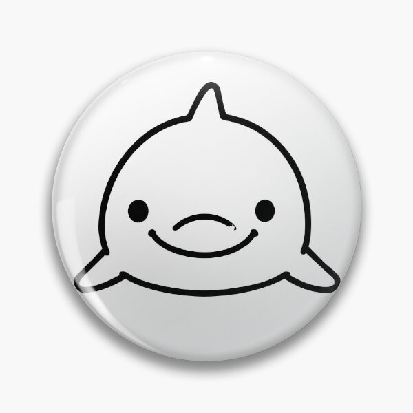 Item preview, Kawaii Dolphin Face — Cute Ocean Animal Line Art Tee designed and sold by medicalkinoko.