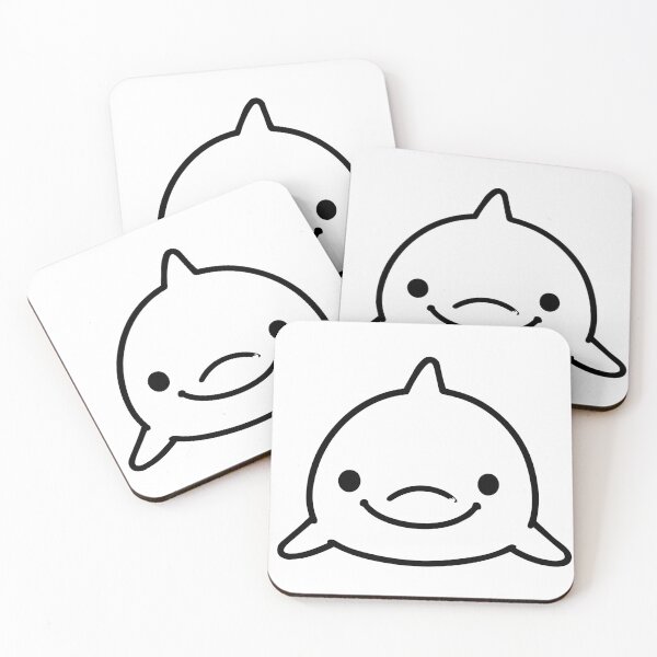 Item preview, Kawaii Dolphin Face — Cute Ocean Animal Line Art Tee designed and sold by medicalkinoko.