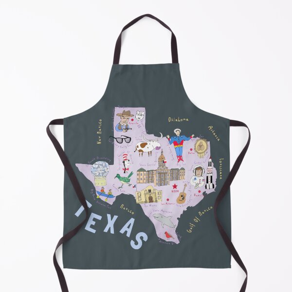 Item preview, Texas, United States Illustrated Map By Carla Daly designed and sold by Carla Daly.