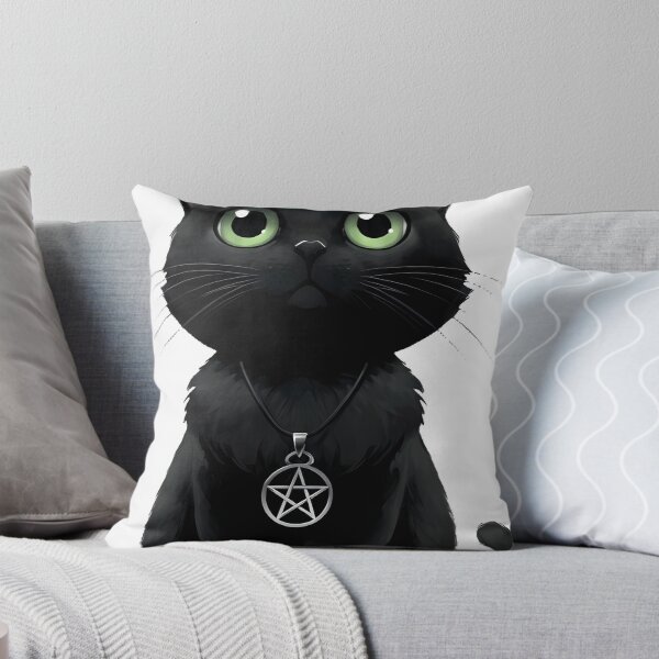 Item preview, Black Cat Holding Key Icon designed and sold by IllumeInk.