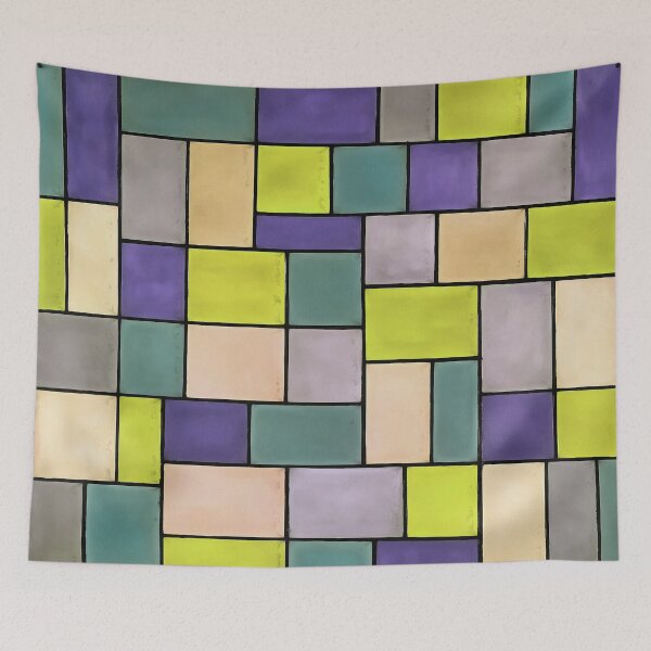 Item preview, Colorful Geometric Rectangles 2 designed and sold by taiche.