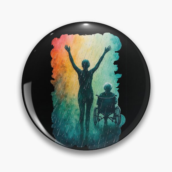 Item preview, Dancing in the Rain #5 | Vibrant Silhouette Old Age designed and sold by halibutgoatramb.