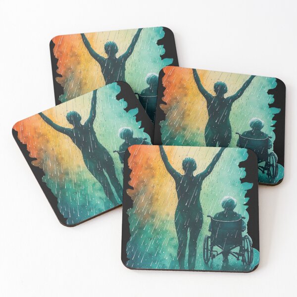 Item preview, Dancing in the Rain #5 | Vibrant Silhouette Old Age designed and sold by halibutgoatramb.