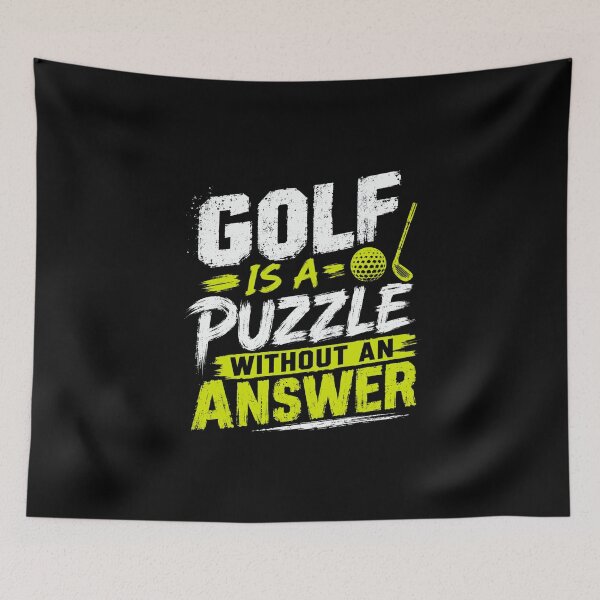 Item preview, Golf Is A Puzzle Without An Answer Golfer Humor Sport Player Gift designed and sold by HumansStuck12.