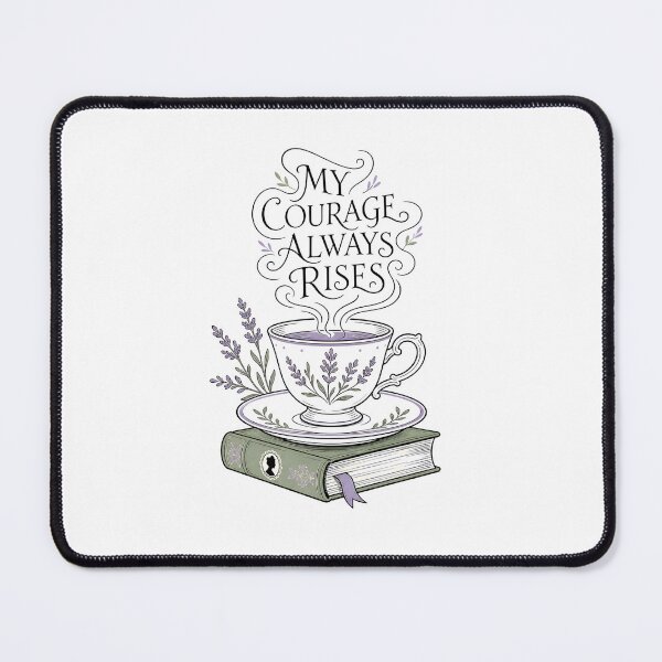 Item preview, My Courage Always Rises Pride and Prejudice Teacup Art designed and sold by Fenay Designs.