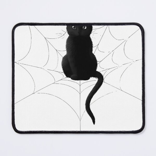 Item preview, Black Cat Spider Web Icon designed and sold by IllumeInk.