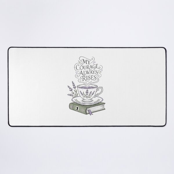 Item preview, My Courage Always Rises Pride and Prejudice Teacup Art designed and sold by Fenay Designs.
