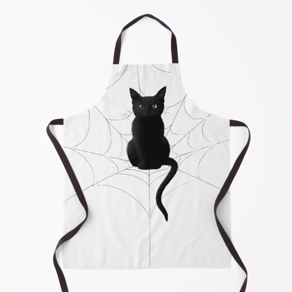 Item preview, Black Cat Spider Web Icon designed and sold by IllumeInk.