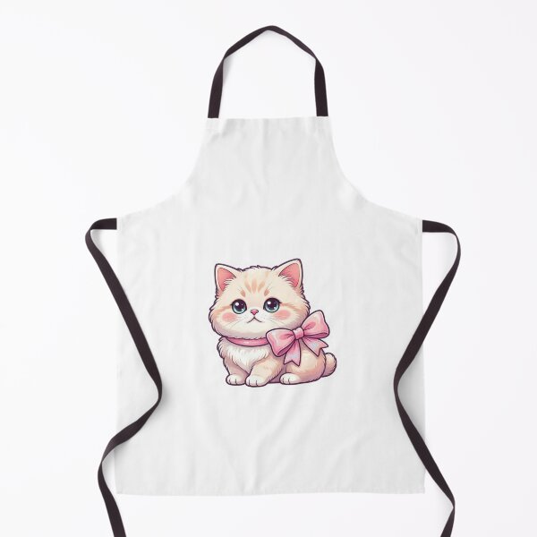Item preview, Cute Kawaii Kitten Sticker with Pink Bow – Adorable Chibi Cat, Pastel Kitty Vinyl Decal for Cat Lovers designed and sold by Pandey14.