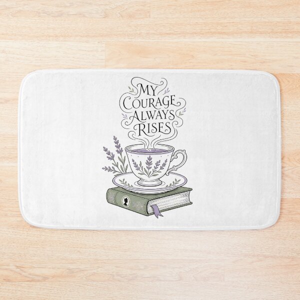 Item preview, My Courage Always Rises Pride and Prejudice Teacup Art designed and sold by Fenay Designs.