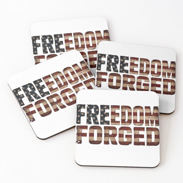 Item preview, Freedom Forged Distressed American Flag | Patriotic USA Vintage T-Shirt Design designed and sold by Diesel outlaw .