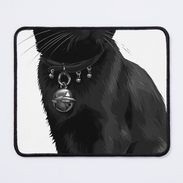 Item preview, Black Cat Bell Collar Icon designed and sold by IllumeInk.