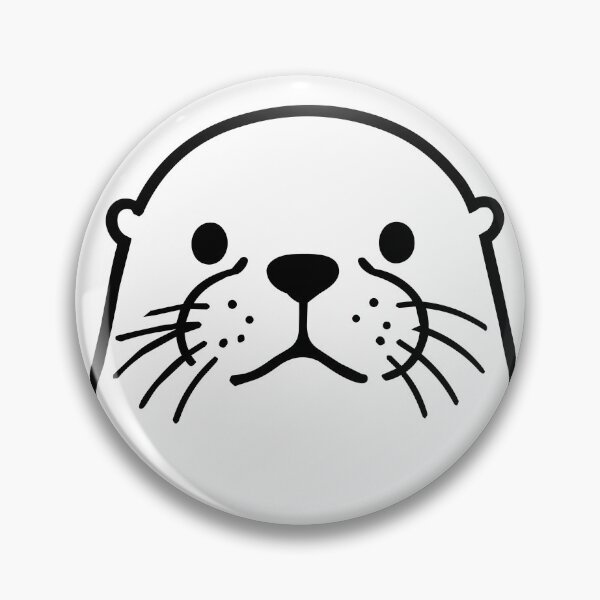Item preview, Kawaii Sea Lion Face — Cute Steller Sea Lion Line Art Tee designed and sold by medicalkinoko.