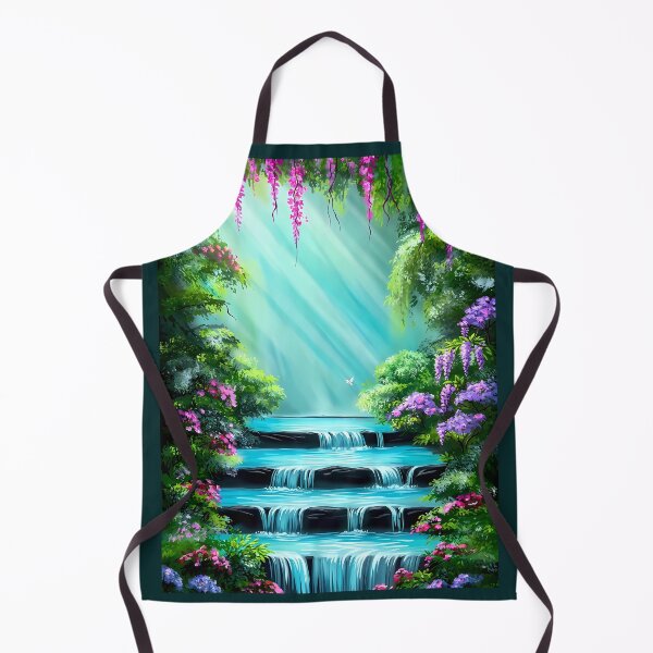 Artikelvorschau, Geheime Oase mit violetten Blüten. entworfen und verkauft von ArtByIness.