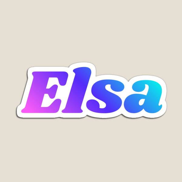 Item preview, Elsa Name, Gradient designed and sold by RedParker.