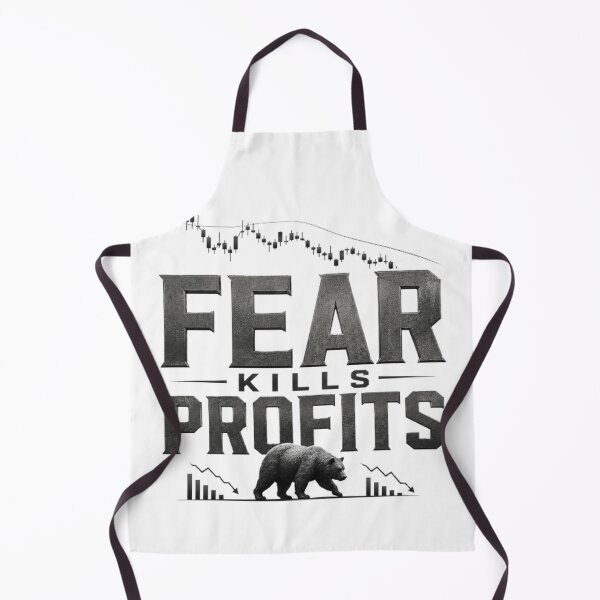 Item preview, Fear Kills Profits Trading Psychology Typography designed and sold by PipForgeStudio .