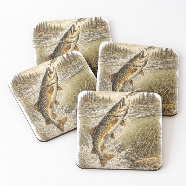 Item preview, Northern Pike Ambush designed and sold by KrungiT Design .