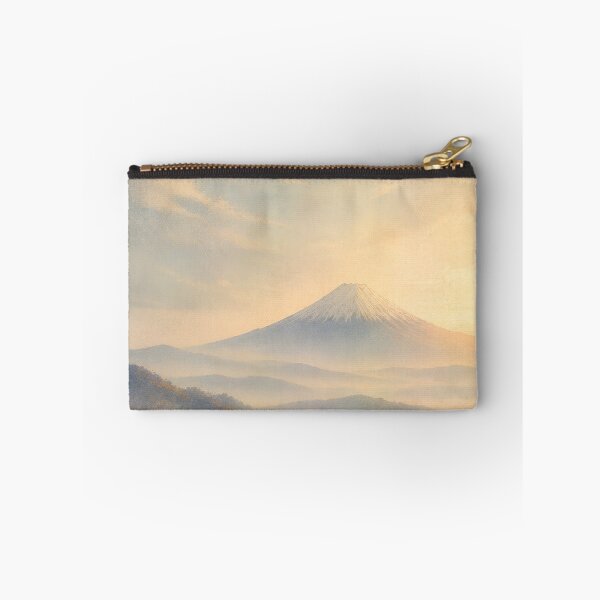 Item preview, Mount Fuji Sunrise Landscape – Japanese Ukiyo-e Inspired Mountain Wall Art with Autumn Mist designed and sold by Tomoyo Art.