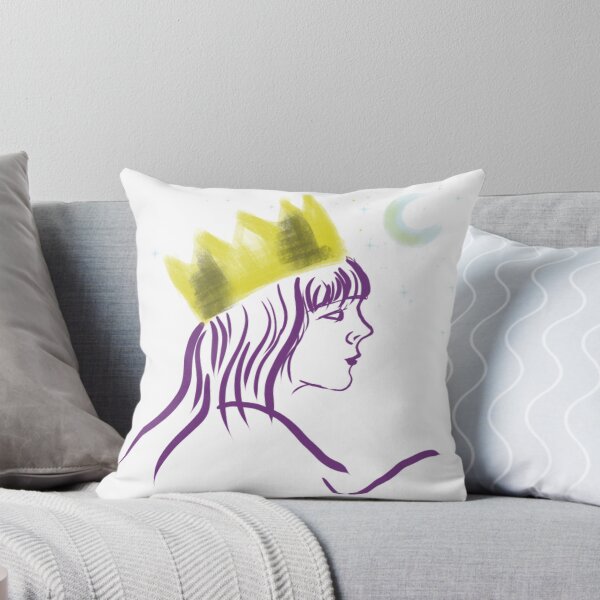 Item preview, Purple Line Art Crowned Girl designed and sold by Latubu-Mazgiti.