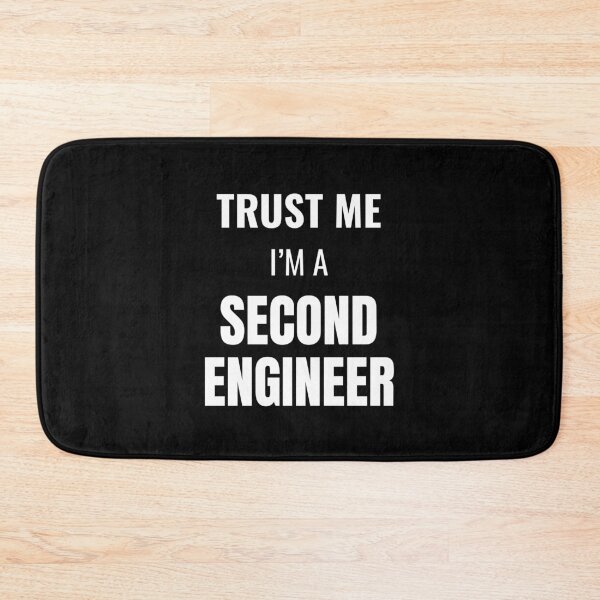 Item preview, Trust Me I'm a Second Officer (White) designed and sold by ShipCrewNation.