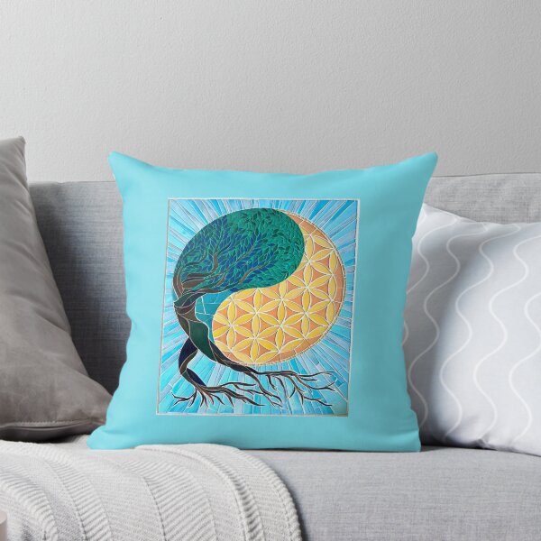 Item preview, Yin Yang Tree of Life designed and sold by SlickerStickers by Glass Gal.