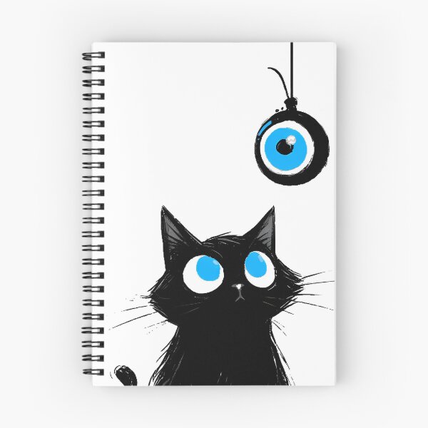 Item preview, Black Cat Evil Eye Icon designed and sold by IllumeInk.