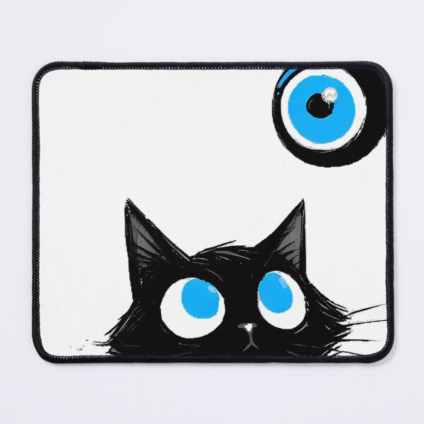 Item preview, Black Cat Evil Eye Icon designed and sold by IllumeInk.