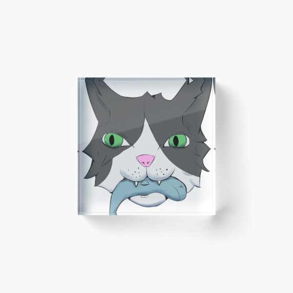 Item preview, Greedy Kitty Fish Catch designed and sold by CosmicClaws.