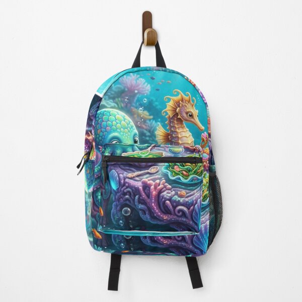 Item preview, Whimsical Ocean Creatures Coral Banquet designed and sold by Alta-store.