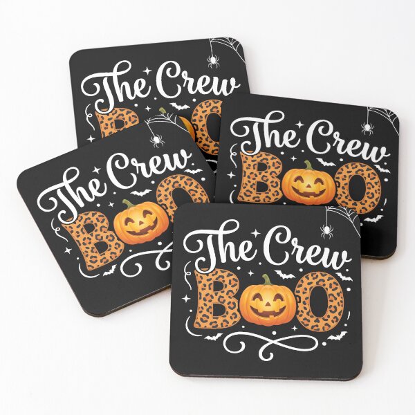 Item preview, The Crew Boo Leopard Pumpkin Halloween Shirt designed and sold by TeNovaStudio ⭐⭐⭐⭐⭐.