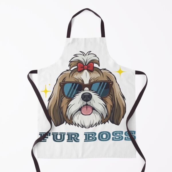 Item preview, Fur Boss – Cool Shih Tzu Dog Illustration designed and sold by PawsAndPallette .