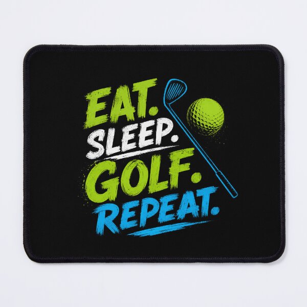 Item preview, Eat Sleep Golf Repeat Golfers Hobby Player designed and sold by HumansStuck12.