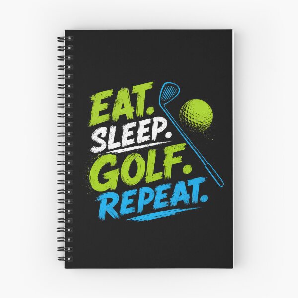 Item preview, Eat Sleep Golf Repeat Golfers Hobby Player designed and sold by HumansStuck12.