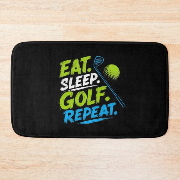 Item preview, Eat Sleep Golf Repeat Golfers Hobby Player designed and sold by HumansStuck12.