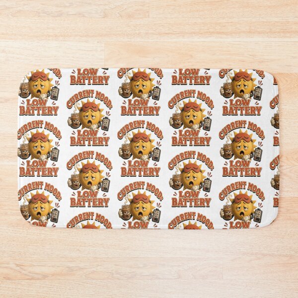 Item preview, Retro Sun Low Battery Coffee Sticker designed and sold by mo-carnival.