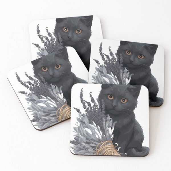 Item preview, Black Cat Herbs Bundle Icon designed and sold by IllumeInk.