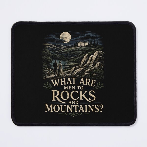 Item preview, What Are Men To Rocks And Mountains Pride and Prejudice Landscape designed and sold by Fenay Designs.