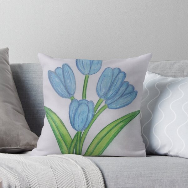 Item preview, Blue flowers  designed and sold by Artbysarah23.