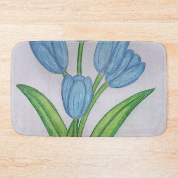 Item preview, Blue flowers  designed and sold by Artbysarah23.