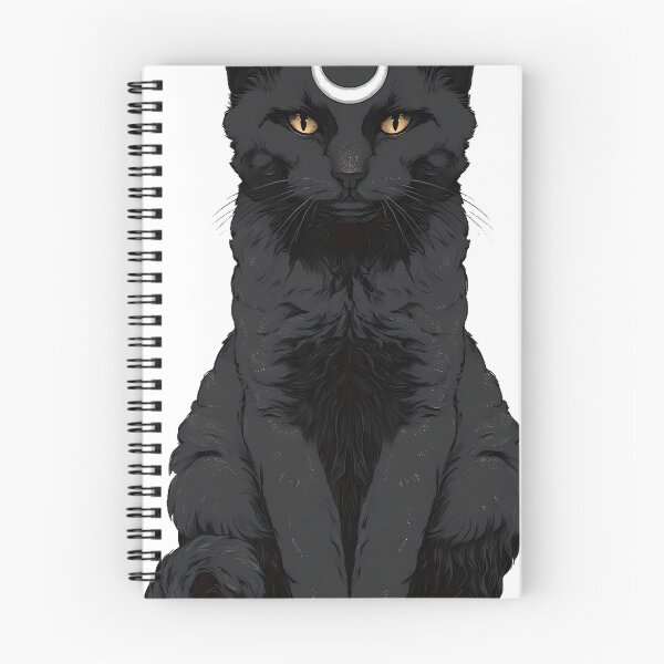 Item preview, Black Cat Crescent Moon Crown Icon designed and sold by IllumeInk.