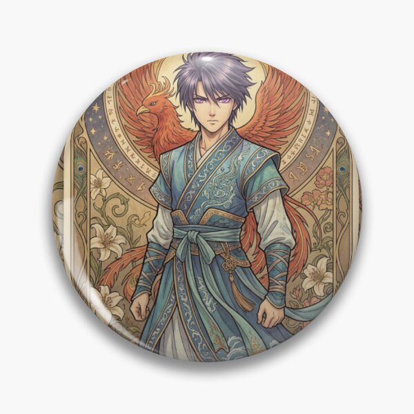 Item preview, Tamahome in Alphonse Mucha Style designed and sold by Solace Sparkles.