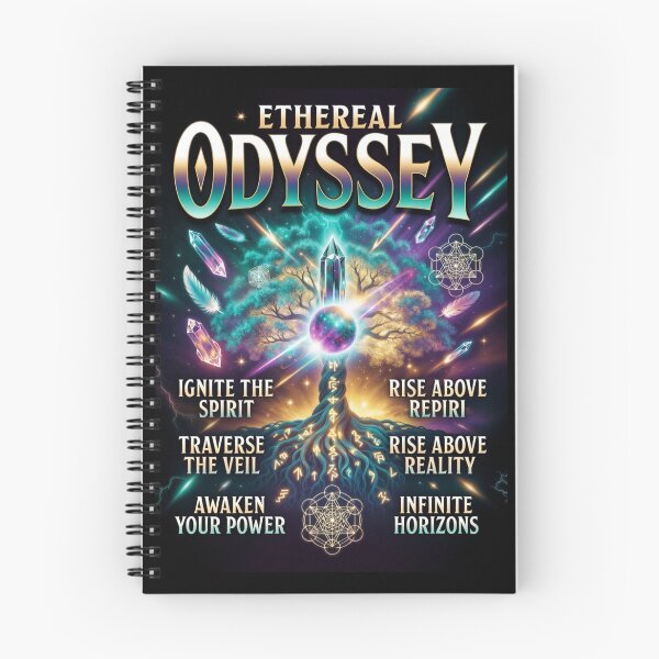 Item preview, Odyssey – Mystical Cosmic Tree of Transformation Artwork designed and sold by Dogandesighn.