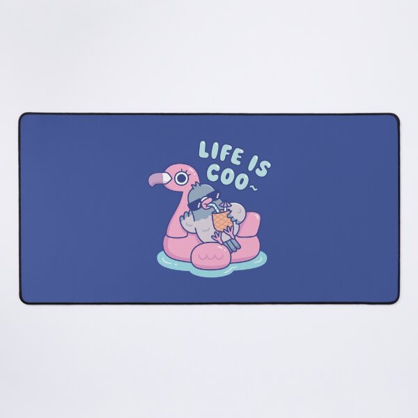 Item preview, Funny Pigeon On Flamingo Pool Float Life Is Coo designed and sold by rustydoodle.