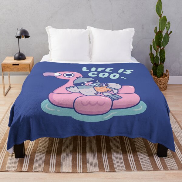 Item preview, Funny Pigeon On Flamingo Pool Float Life Is Coo designed and sold by rustydoodle.