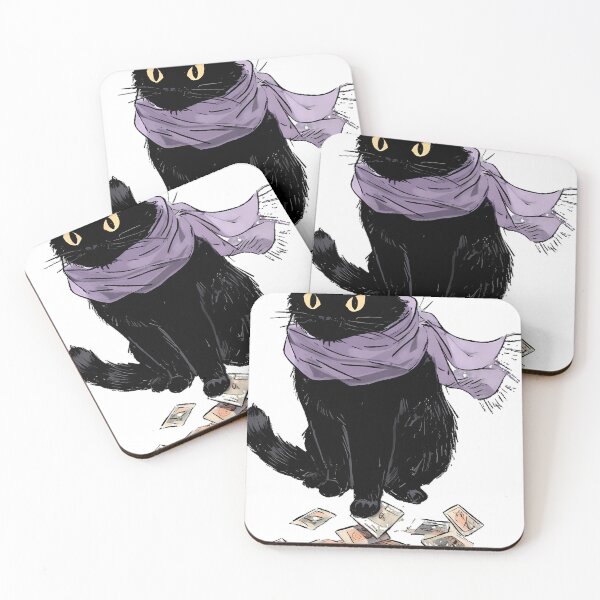 Item preview, Black Cat Fortune Teller Icon designed and sold by IllumeInk.