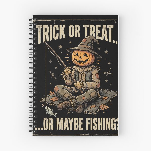 Item preview, Trick Or Treat Or Maybe Fishing Halloween Shirt designed and sold by TeNovaStudio.