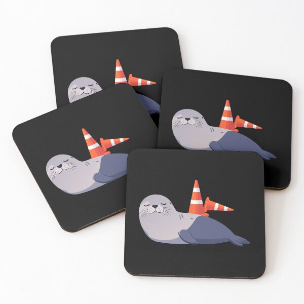 Item preview, Neil the Seal Sticker designed and sold by Colorsandpixels.