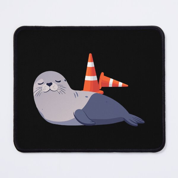 Item preview, Neil the Seal Sticker designed and sold by Colorsandpixels.