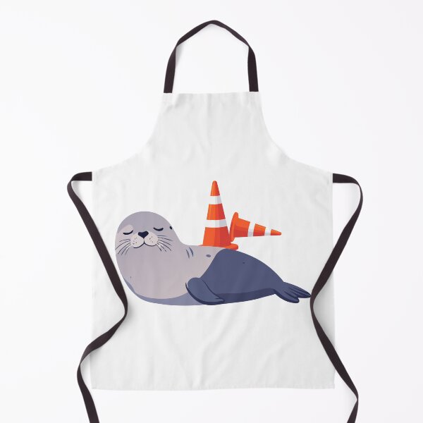 Item preview, Neil the Seal Sticker designed and sold by Colorsandpixels.